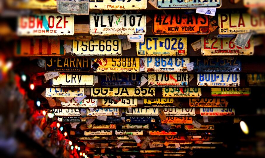 Identifiant régional sur une plaque d&rsquo;immatriculation